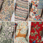 LUBOT Kilim Christmas Stockings Set of 5 Large Family Xmas Stocking 20" Handmade Boho Rustic Country Vintage Woven Stocking Fireplace Hanging Decor 5 Pack - Image 6