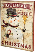 Primitives by Kathy Rustic Box Sign, Magic of Christmas by PrimitivesbyKathy