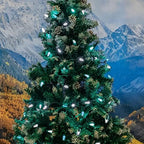 Novelty Lights 24FT 70 LED C6 Christmas String Lights, Green & Pure White - Image 4