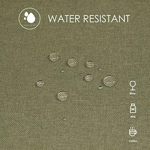 BALCONY & FALCON Rectangle Table Cloth Waterproof Olive 55"x71" - Image 4