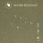 BALCONY & FALCON Rectangle Table Cloth Waterproof Olive 57"x118" - Image 4