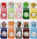 FuWeave Bouquet Flower 20 Pcs Seasonal Holiday Kitchen Hand Towels Set by FuWeave