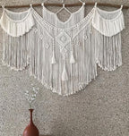 QLBUJ Large Macrame Wall Hanging Natural Driftwood Macrame Tapestry Above Headboard Boho Home Decor for Bedroom Living Room Apartment Wedding Party,38" W X 32" L - Image 3
