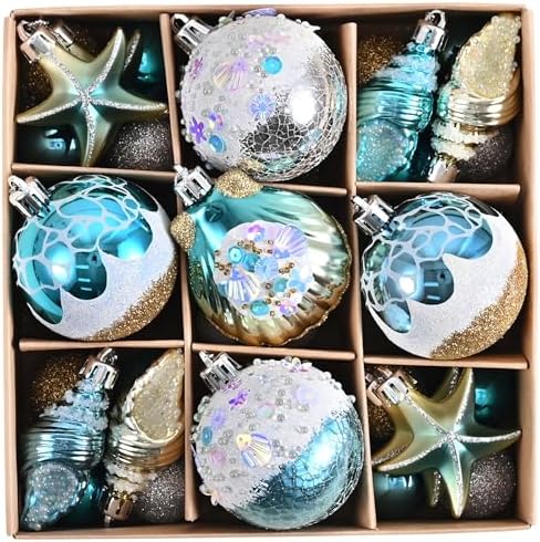 Valery Madelyn 35ct Summer Tree Ornaments Christmas in July Decorations by ValeryMadelyn