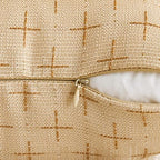 MIULEE Pack of 2 Decorative Burlap Linen Throw Pillow Covers Modern Farmhouse Pillowcase Rustic Woven Textured Cushion Cover for Sofa Couch Bed 24x24 Inch Light Yellow - Image 3
