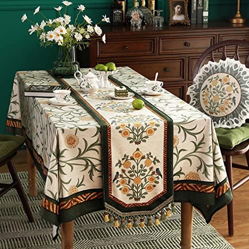 Patdrea Designer Elegant French Velvet Table Runner,12"X118"-Botticelli - Image 6