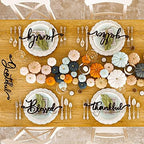 Jetec 40 Pieces Thanksgiving Decor Thankful Grateful Blessed, Black - Image 6