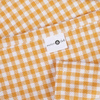 Native Fab Gingham Cloth Napkins, Set of 12, 16x16 Inches, 100% Cotton, Checkered Fabric, Soft, Washable Table Linen, Ideal for Weddings, Outdoor Picnic, Family Meals, Spring, Easter, Yellow & White - Image 3