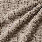 MIULEE Pack of 4 Decorative Throw Pillow Covers 20x20 Inch Light Brown - Image 4