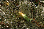 National Tree Company 6ft Pre-Lit Glittery Bristle Christmas Garland - Image 3