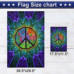 FLAGWIX Hippie Flags, Something To Brighten Your Day House Flag 29.5"x39.5" - Image 3