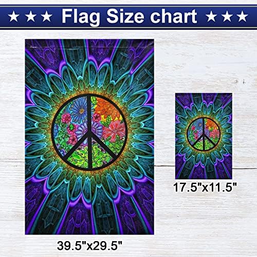 FLAGWIX Hippie Flags, Something To Brighten Your Day House Flag 29.5"x39.5" - Image 3