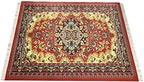 Set of 4 Rug Placemats – Miniature Oriental & Turkish Carpet Style Table Mats, Decorative Fabric Dinner Mats with Fringes, Washable, Rectangular 16x12 inch, Colorful Table Setting Accessories - Image 5