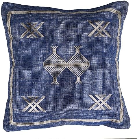 Indian Cotton Cushion Cover Sabra Kilim Pillow Cover Designer Decorative Sofa 18x18 Inche Handwoven Cushion Case for Farmhouse Home Decor Spring Decorative Pillow (Pattern 28) - Image 3