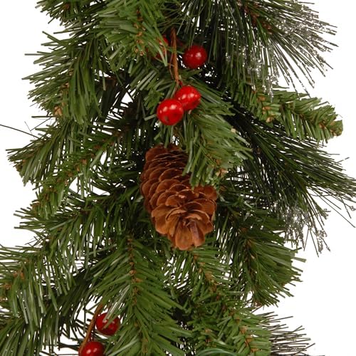 National Tree Company 9ft Pre-Lit Crestwood Spruce Christmas Garland - Image 3
