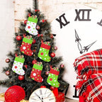 Realspring 48 Pcs Mini Christmas Stockings 6 Inches - Image 5