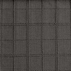 ZeeMart Linen Checked Farmhouse Placemats Set of 6, Charcoal 13x19in - Image 4