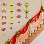 Divyakosh Wall Hangings for Home Decoration | 4 Latkans | Perfect for wall Décor, Temple Pooja Background Decoration. Vrat MahaLaxmi Decoration, Lotus Ganpati Decor and Living Room Decor | - Image 6