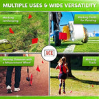 Red Marking Flags 1000 Pack - 4x5x15 Inch Red Flags for Yard - Markers For Lawn, Irrigation, Landscaping, Survey & Sprinkler Head Marking - Image 4