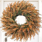 28" Fall Wreath for Front Door, Large Artificial Autumn Decor by Unknown
