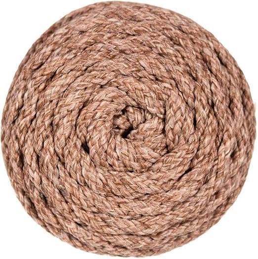 Pepperell Bonnie Braid Macrame Cord | 6mm x 100yd | Pottery (Value 2-Pack) | Twisted Polypropylene Cord for DIY Crafts, Plant Hangers, Wall Hangings, Crochet & Macrame | Long-Lasting, Vibrant Color - Image 4