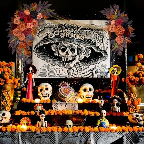 Fall Arch Flowers, Dia De Los Muertos Decorations - Image 3