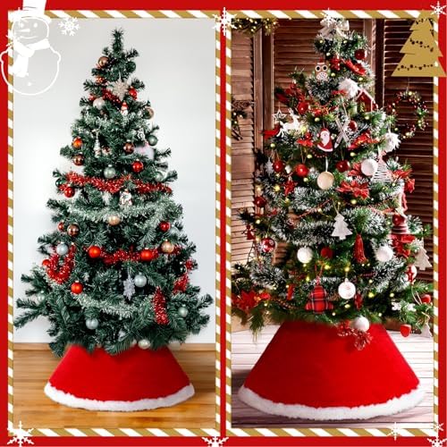 Teenyyou 3 Pcs Mini Christmas Tree Collar for 2-4 ft Mini Tree - Image 5
