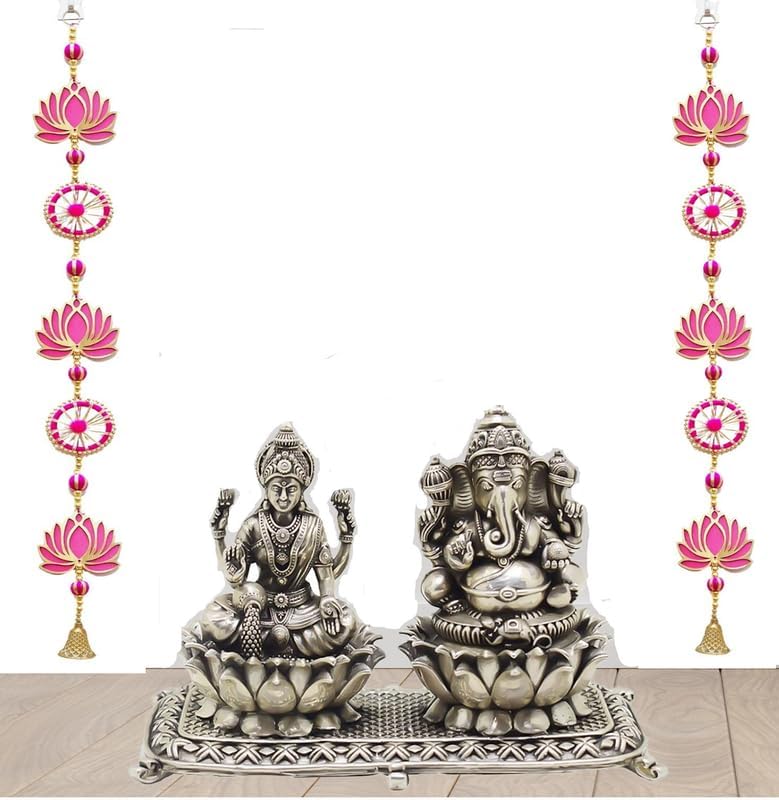 Divyakosh Handmade Lotus Wall & Door Hangings (Pack of 4) - Home & Pooja Decor for Diwali, Wedding, All Festivals (Size - 3 Ft / 36 Inches) - Image 6