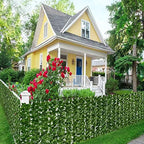 DearHouse Artificial Faux Ivy Hedge Privacy Fence Wall Screen, Leaf and Vine Decoration for Outdoor Garden Home Decor, (157.5 * 59inch) - Image 3