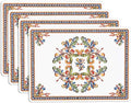KAF Home Cork Placemats 16 x 12-Inch Set of 4 Chateau (Italian Tile) by KAFHome