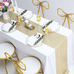 Champagne Sequin Table Runner 12" x 108" Pack of 6 Glitter Table Runner Metallic Sparkle Table Linen Runner for Baby Shower Wedding Birthday Party Event - Image 2