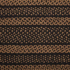 VHC Brands Farmhouse Primitive Jute Black Striped Oval Table Runner Decor 13"x48" - Image 5