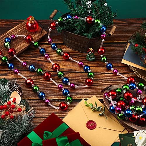 Jetec 15ft Christmas Tree Bead Garland Retro Bead Garland, Stylish Style - Image 3