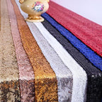 Burgundy Sequin Table Runner 12 Pack, 12x72 Glitter Table Runners - Image 6