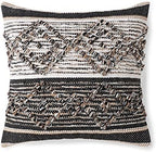 · REDEARTH · Boho Textured Handwoven Throw Pillow Cases - Black Jasper - Image 3