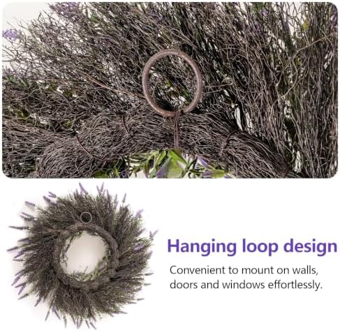 26''Lavender Eucalyptus Wreaths for Front Door - Image 4