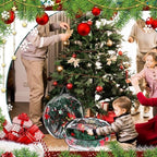 Shappy 14 Pieces Wreath Storage Bags 30 Inch Dual Zippers,Clear, Black - Image 5