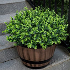 20 Bundles Artificial Plants for Outdoor Fake Plants for Spring Decoration,Faux Eucalyptus Plants for Planter UV Resistant Lifelike for Home Porch Garden（Green） - Image 4