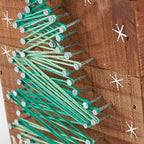 Primitives by Kathy Slat String Art Box Sign, Merry & Bright - Image 4
