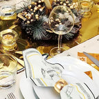 Lallisa 48 Pcs Gold Napkin Rings Bulk Metal Classic Brass Napkin Ring Holders Elegant Farmhouse Cloth Table Decorations for Tea Wedding Anniversary Birthday Dinners Party Supplies - Image 5