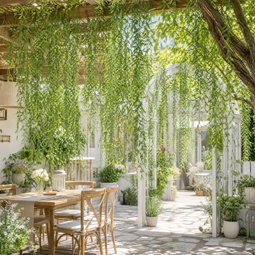 68.9ft Artificial Hanging Willow Vine Greenery Jungle Party Classroom Decor - Image 7
