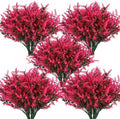 RECUTMS 36Packs Spring Decoration Artificial Flowers Outdoors Fake Greenery by RECUTMS