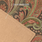 Loom and Mill Luxury Damask Paisley Placemats Set of 4, Multi Color,12x18in - Image 5