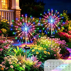 Solar Fireworks Lights Outdoor Garden 150 LEDs 8 Pack Multicolor by Unknown