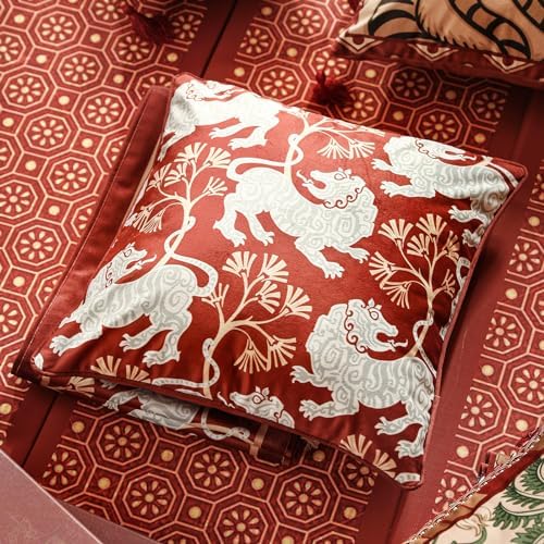 patdrea Designer Velvet Throw Pillow Cover,Set of 2,18"x18"-ClarenceA - Image 4