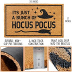Hocus Pocus Door Mat 30x17 Inch, Halloween Welcome Mat, Fall Doormat Coir - Image 3