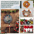 Shappy 4 Pcs Wreath Storage Bag Container with Clear Window,36 Inch - Image 7