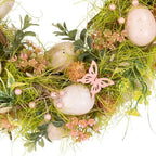 Easter Eggs with Butterflies Small Artificial Spring Wreath - 13" - Image 5