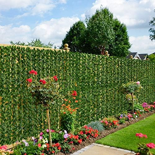 DearHouse Artificial Ivy Privacy Fence, 118x69in Artificial Hedges Fence and Faux Ivy Vine Leaf Decoration for Outdoor Garden Decor - Image 2