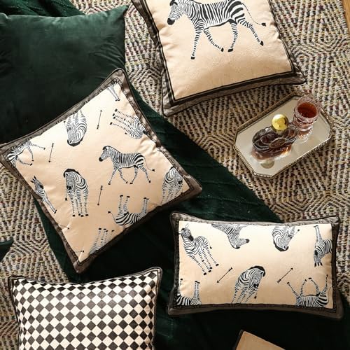 patdrea Designer Velvet Throw Pillow Cover,Set of 2,12"x20"-BrigittaB - Image 7